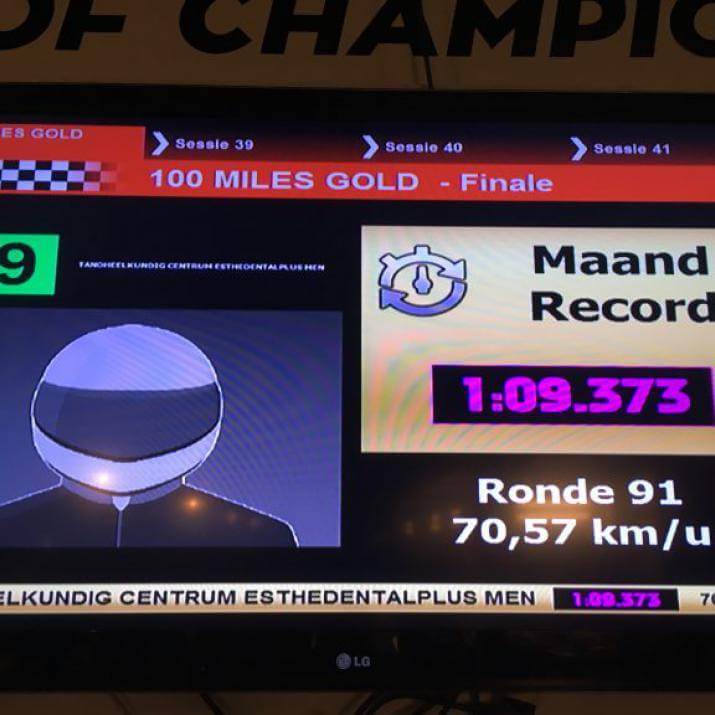 Even de snelste ronden rijden...